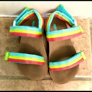 Rockin Rainbow Adjustable Strap Sandals